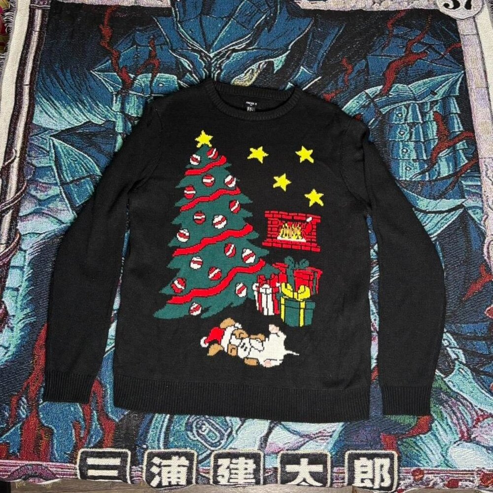 Black Forever 21 Christmas sweater